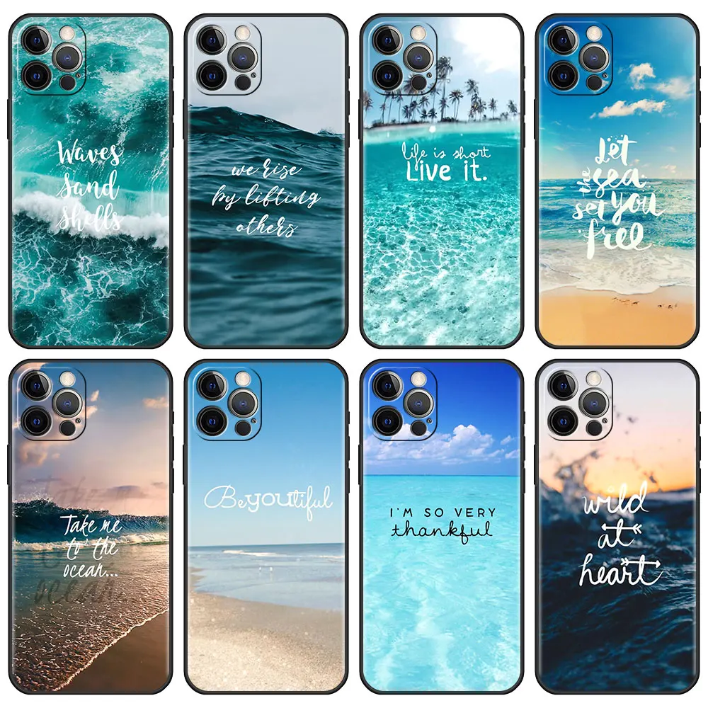 Silicone Case Funda for Apple iPhone 13 12 Mini 11 Pro 7 XR X XS Max 6 6S 8 Plus 5 5S SE Soft Phone Cover Beach Word
Silicone Case Funda for Apple iPhone 13 12 Mini 11 Pro 7 XR X XS Max 6 6S 8 Plus 5 5S SE Soft Phone Cover Beach Word
