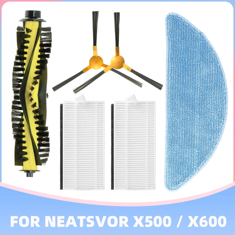 Replacement Main Side Brush Hepa Filter Mop for Neatsvor X500 / X600 / X520 / X600Pro Robot Vacuum Cleaner Accessories
Replacement Main Side Brush Hepa Filter Mop for Neatsvor X500 / X600 / X520 / X600Pro Robot Vacuum Cleaner Accessories
