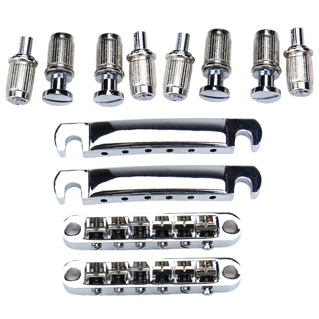 Guitar Bridge Tailpiece Set for Electric Guitar Parts
Guitar Bridge Tailpiece Set for Electric Guitar Parts