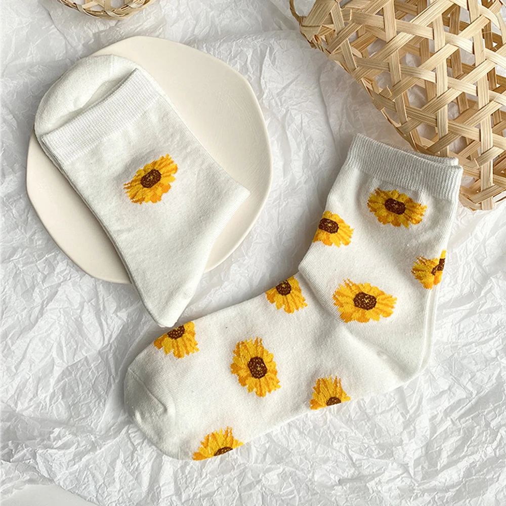 Cute Sunflower Girls Embroider Ankle Cotton Sports Socks Women Men Korean Harajuku Style Socks Autumn Winter Unisex Fashion
Cute Sunflower Girls Embroider Ankle Cotton Sports Socks Women Men Korean Harajuku Style Socks Autumn Winter Unisex Fashion