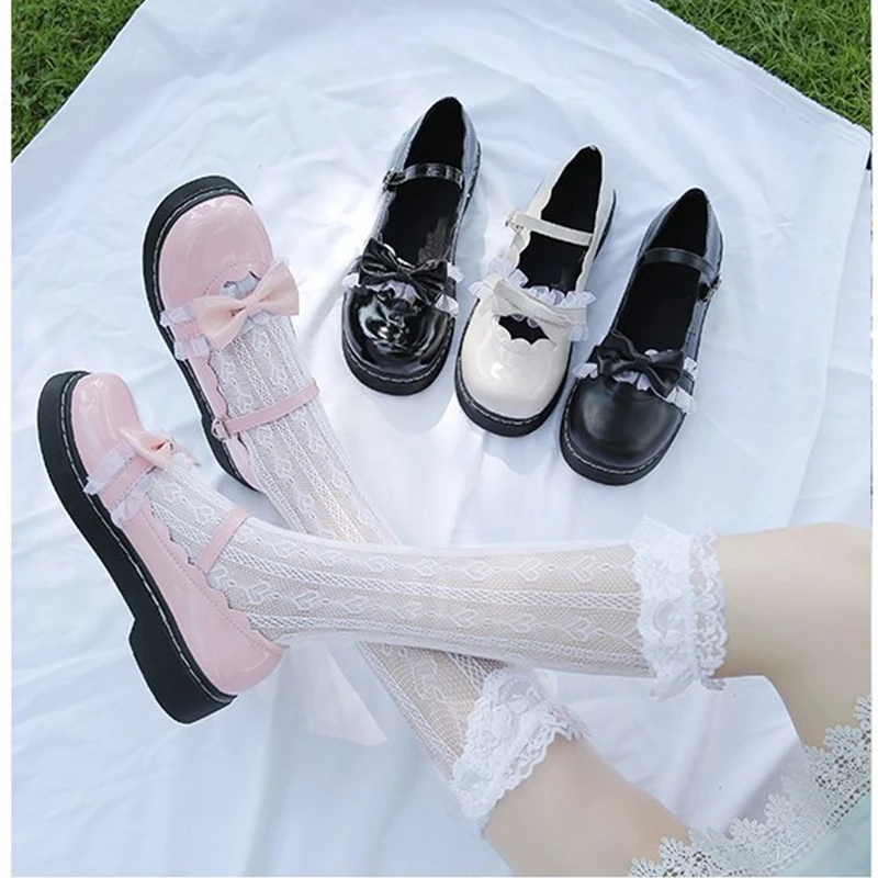 Japanese Kawaii Lolita Gothic Round Head Platform Shoes Jk Uniform Women's Boots Anime Cosplay Footwear JK
Japanese Kawaii Lolita Gothic Round Head Platform Shoes Jk Uniform Women's Boots Anime Cosplay Footwear JK
