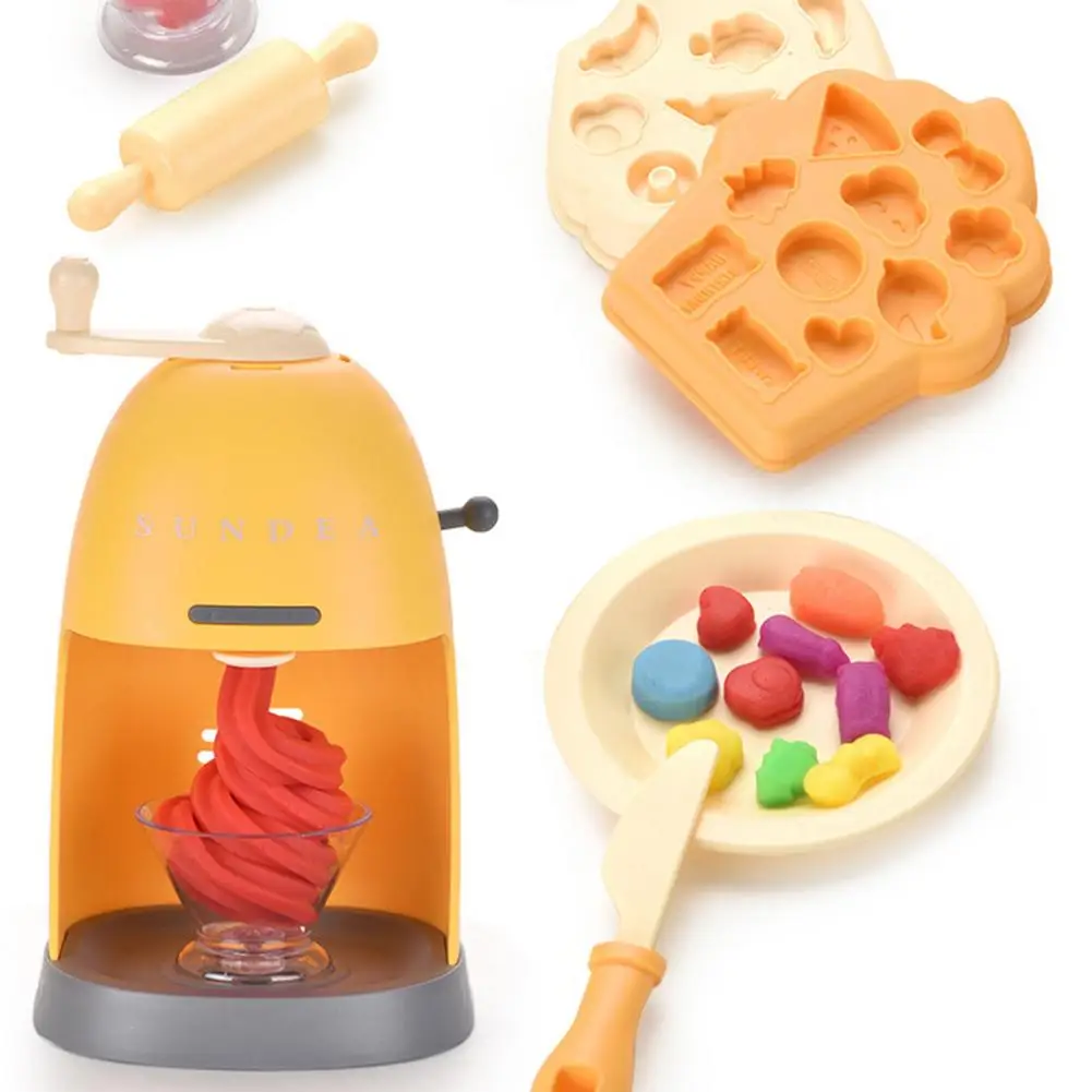 

Имитация машины для мороженого, детский домик, игровой набор, детский игровой домик, игрушки, набор «сделай сам» с цветной грязью