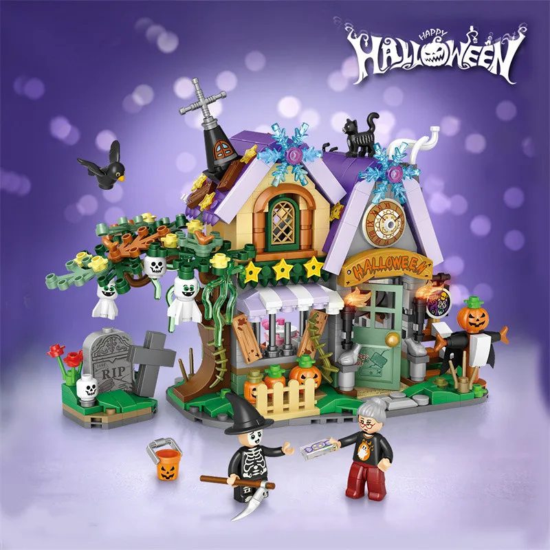New Diamond Mini Street Halloween Hut Building Blocks House Theme DIY City Bricks Girls Puzzle Toys For Children Halloween Gifts
New Diamond Mini Street Halloween Hut Building Blocks House Theme DIY City Bricks Girls Puzzle Toys For Children Halloween Gifts