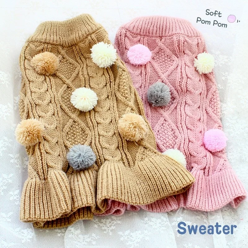 Dog Sweater Pet Clothes Adorable Knitwear Fashion Vintage Hair Ball Soft Warm Apparel Holiday Party Spring Autumn Happy Walking
Dog Sweater Pet Clothes Adorable Knitwear Fashion Vintage Hair Ball Soft Warm Apparel Holiday Party Spring Autumn Happy Walking