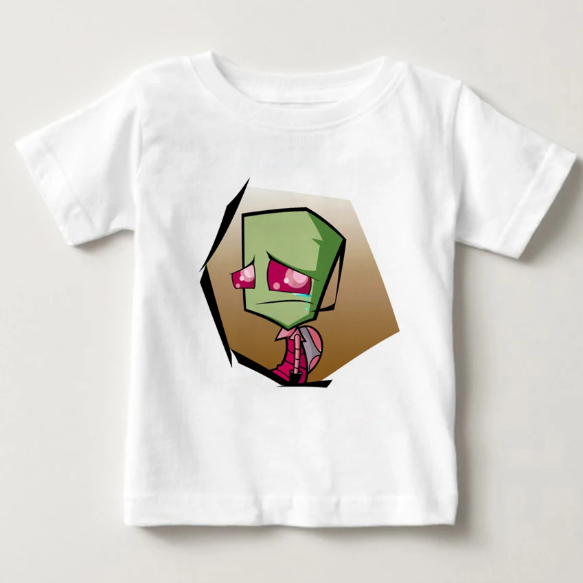 2018 Pure Cotton White Kids Shirt Invader Zim Kids Shirt Aliens Invade The Earth Boy T-shirt Funny Aliens Summer Short Sleeve MJ
2018 Pure Cotton White Kids Shirt Invader Zim Kids Shirt Aliens Invade The Earth Boy T-shirt Funny Aliens Summer Short Sleeve MJ