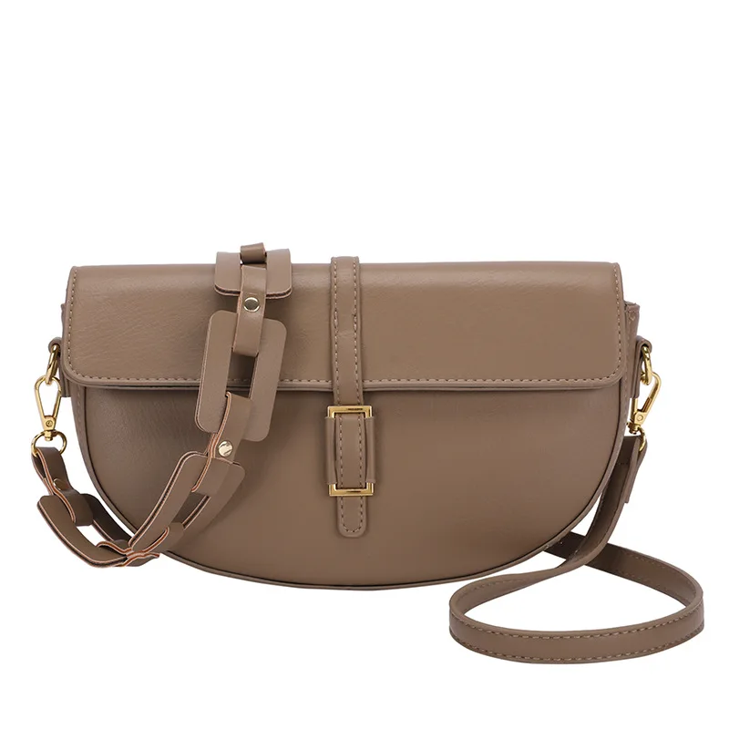 Ben Ballar Women's Trendy Fashion Niche Designer Saddle Bags Female Simple Texture Underarm Shoulder Messenger Bags
Ben Ballar Women's Trendy Fashion Niche Designer Saddle Bags Female Simple Texture Underarm Shoulder Messenger Bags