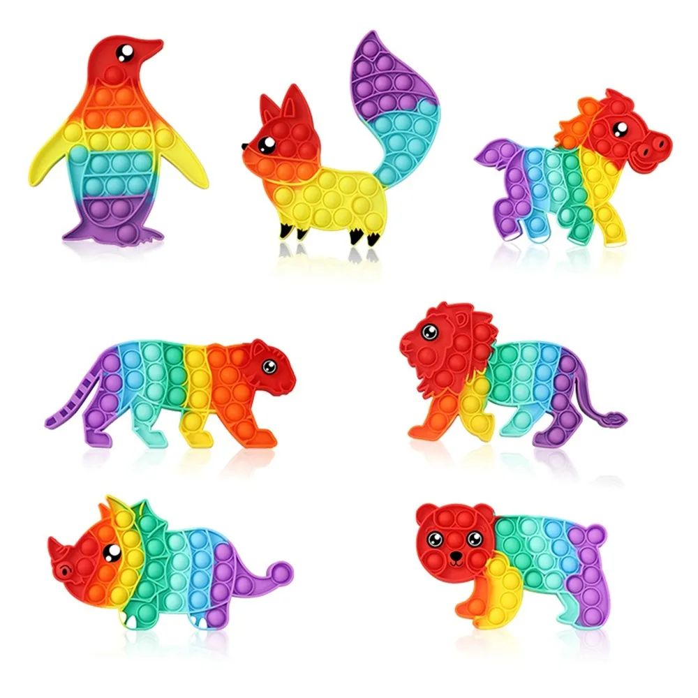 Kids Decompression Animal Modeling Push Bubble Sensory Autism Special Needs Shaped Silicone Stress Relief Toy Gifts for Adults
Kids Decompression Animal Modeling Push Bubble Sensory Autism Special Needs Shaped Silicone Stress Relief Toy Gifts for Adults