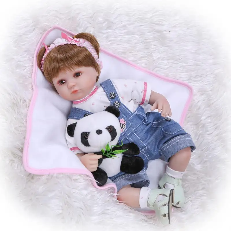 40cm Reborn Baby Doll soft touch Silicone Vinyl bebe reborn bonecas Lifelike Newborn girl Doll Toy Christmas Gift
40cm Reborn Baby Doll soft touch Silicone Vinyl bebe reborn bonecas Lifelike Newborn girl Doll Toy Christmas Gift