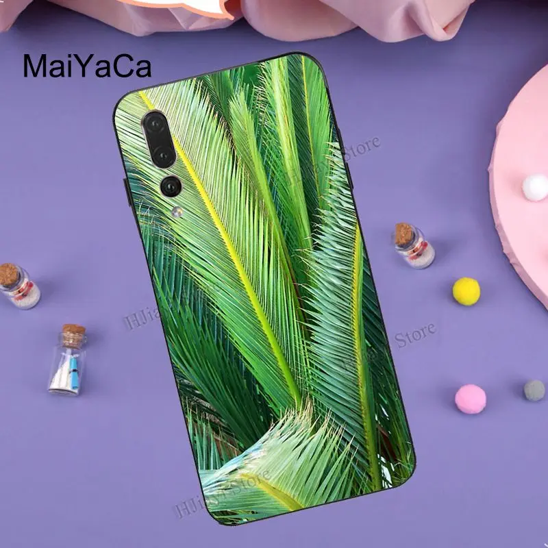 Чехол MaiYaCa с тропическими пальмами и банановыми листьями для Huawei Honor 8X 9X 9 10 Lite 20 Pro
