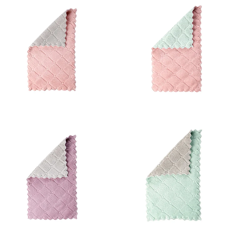 10pcs Double Colors Rag Dish Cloth Water Absorption Thickening Pot Washing Towel Table Home Kitchen Dishcloth Dropshipping
10pcs Double Colors Rag Dish Cloth Water Absorption Thickening Pot Washing Towel Table Home Kitchen Dishcloth Dropshipping