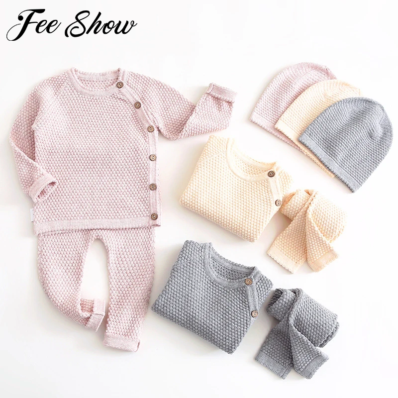 2021 Autumn Winter Warm Baby Sweater Suit Newborn Baby Girls Clothes Knitted Soft Sweater Two-Piece Sets Infant Clothing Set
2021 Autumn Winter Warm Baby Sweater Suit Newborn Baby Girls Clothes Knitted Soft Sweater Two-Piece Sets Infant Clothing Set