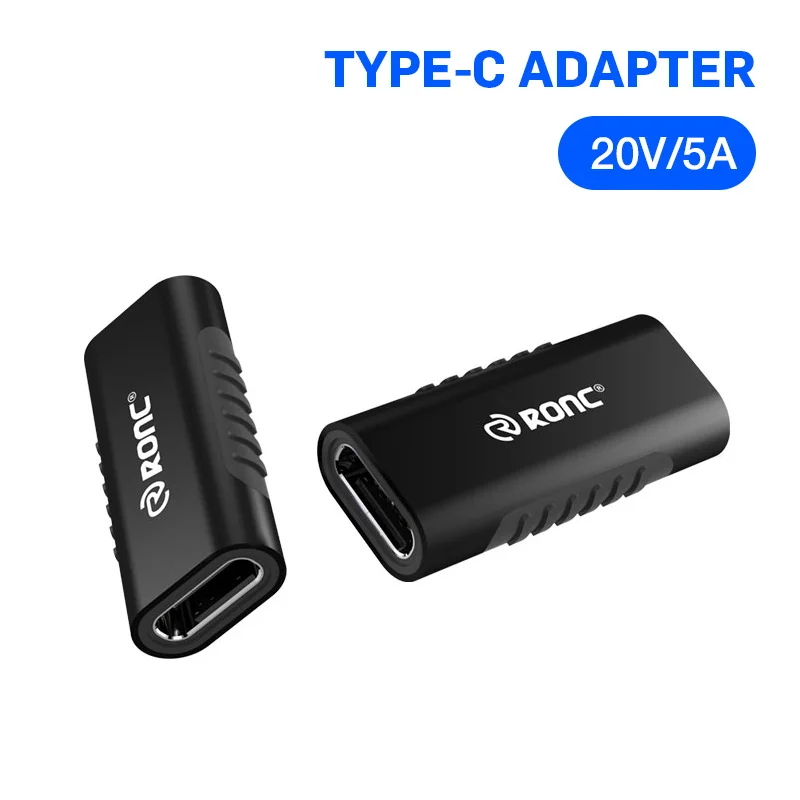 Universal Female to Female Type C Adapter for Huawei Samsung Mobile Phone 20V 5A Mini Straight Jack Type-C Connector Converter
Universal Female to Female Type C Adapter for Huawei Samsung Mobile Phone 20V 5A Mini Straight Jack Type-C Connector Converter