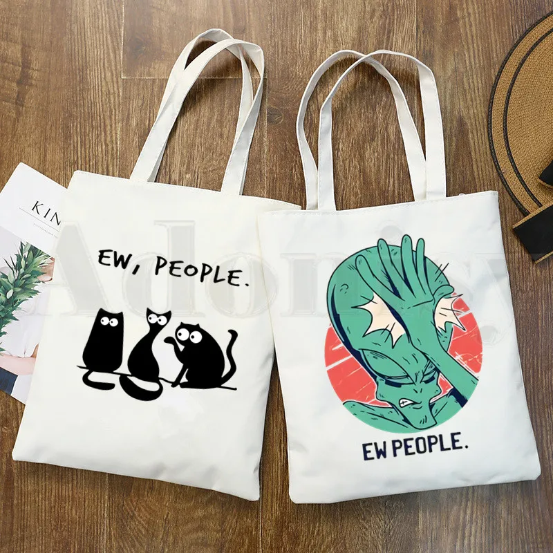 Ew People Cat Handbags Shoulder Bags Casual Shopping Girls Handbag Women Elegant Canvas Bag
Ew People Cat Handbags Shoulder Bags Casual Shopping Girls Handbag Women Elegant Canvas Bag