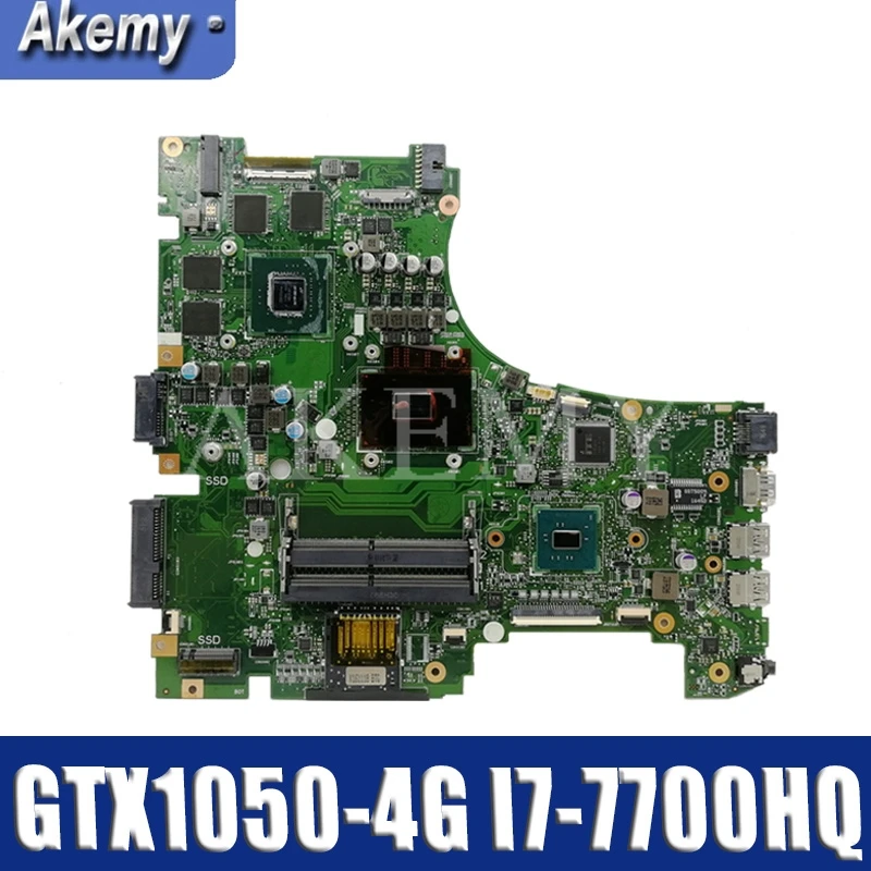 GL553VD Laptop motherboard For Asus ROG GL553VD FX53VD ZX53V GL553VW Test original mainboard I7-7700HQ GTX1050-4G
GL553VD Laptop motherboard For Asus ROG GL553VD FX53VD ZX53V GL553VW Test original mainboard I7-7700HQ GTX1050-4G