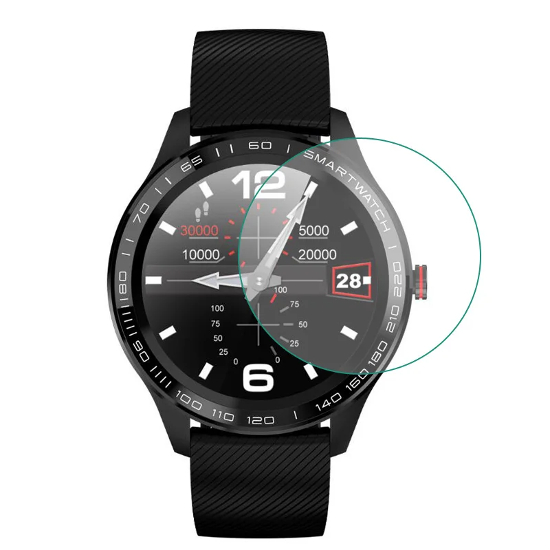 3 шт. прозрачная защитная пленка для LEMFO Hold mi UTELITE L9 Смарт часы защита экрана Защита
