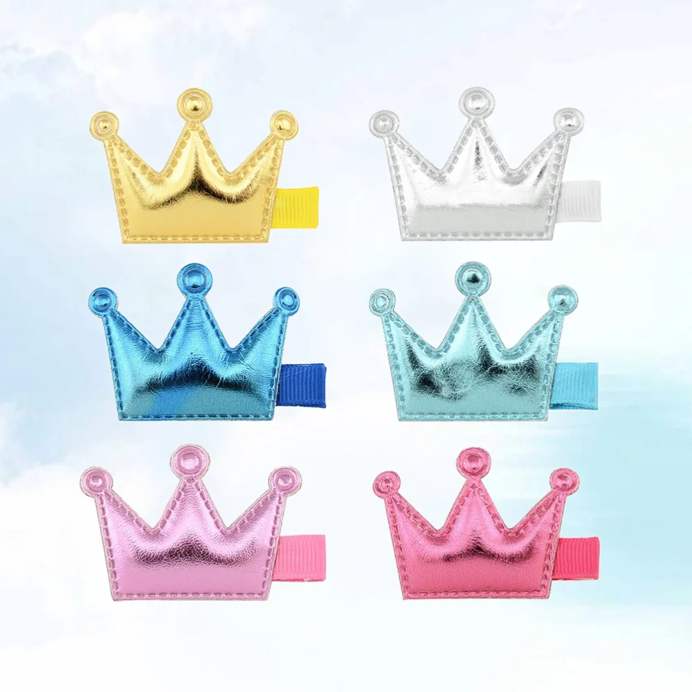 6 Pcs Crown Hairpin Light Leather Hairpin Clip Hair Accessary for Kids Baby Girls (Yellow, White, Dark Blue, Light Blue, Light
6 Pcs Crown Hairpin Light Leather Hairpin Clip Hair Accessary for Kids Baby Girls (Yellow, White, Dark Blue, Light Blue, Light