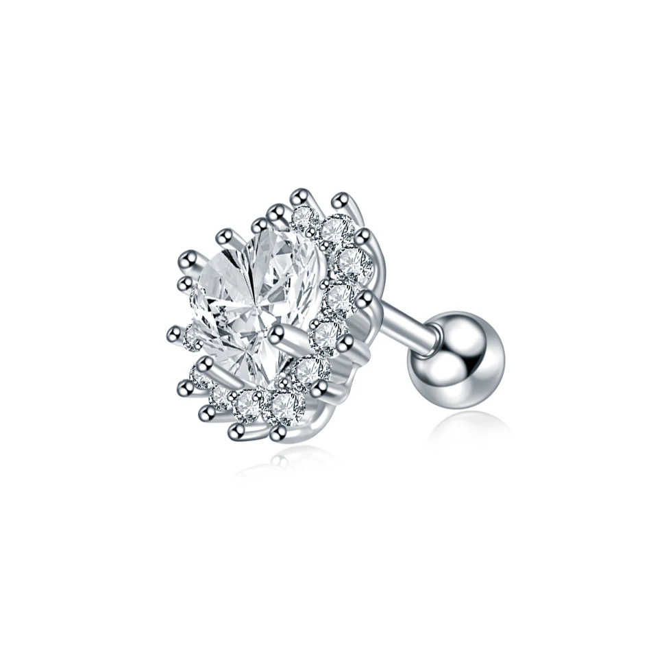 1 Piece Fashion Stainless Steel Ear Stud 4mm Ball Piercing Internally Threaded Studs for Women Earrings Piercing Body Jewelry
1 Piece Fashion Stainless Steel Ear Stud 4mm Ball Piercing Internally Threaded Studs for Women Earrings Piercing Body Jewelry