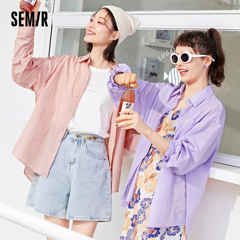 Женская блузка SEMIR, летняя Солнцезащитная рубашка с длинным рукавом, в гонконгском стиле, универсальная, 2021
Женская блузка SEMIR, летняя Солнцезащитная рубашка с длинным рукавом, в гонконгском стиле, универсальная, 2021