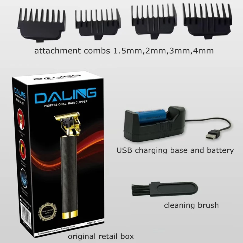 Finishing fading blending professional hair trimmer for men pro beard trimmer electric hair clipper lithium hair cutting machine
Finishing fading blending professional hair trimmer for men pro beard trimmer electric hair clipper lithium hair cutting machine
