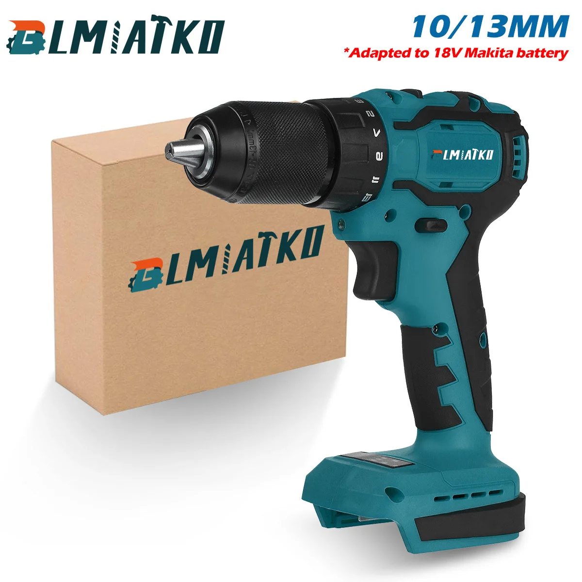 BLMIATKO 90NM 13mm Brushless Cordless Electric Drill 2 Speed Rechargeable Screwdriver Power Driver Tools for Makita 18V Battery
BLMIATKO 90NM 13mm Brushless Cordless Electric Drill 2 Speed Rechargeable Screwdriver Power Driver Tools for Makita 18V Battery