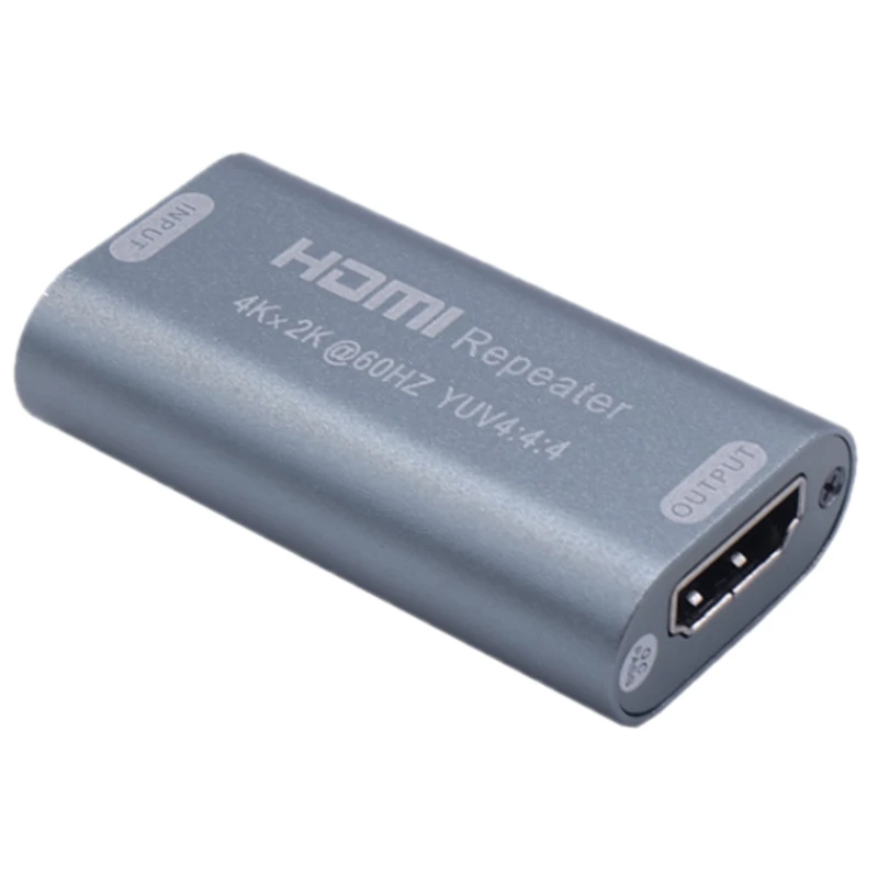 HDMI Repeater 50M HDMI Extender Supports 3D 4Kx2K Female to Female HDMI2.0 Signal Amplifier
HDMI Repeater 50M HDMI Extender Supports 3D 4Kx2K Female to Female HDMI2.0 Signal Amplifier