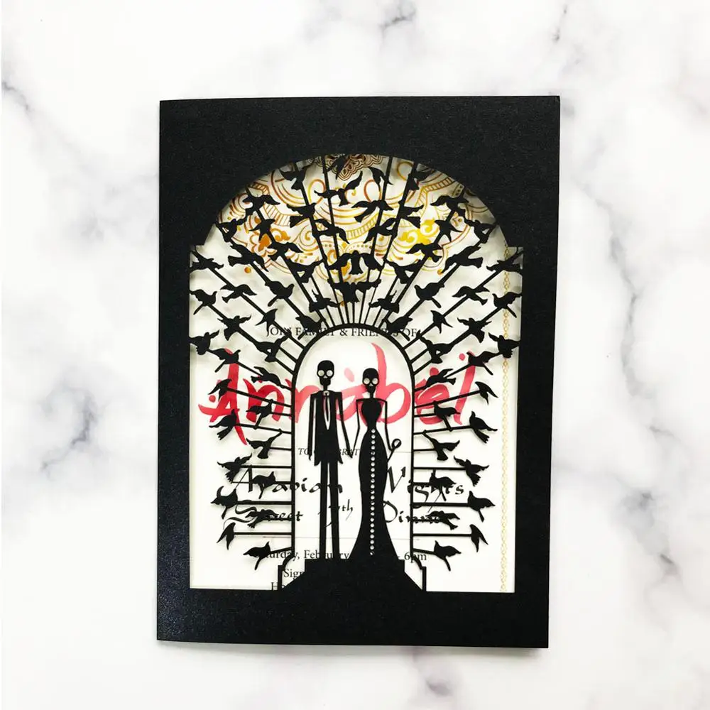 35pcs/lot Wedding Invitation Card Engagements Hollow Laser Cut Halloween Festival Love Letter Invitation Card
35pcs/lot Wedding Invitation Card Engagements Hollow Laser Cut Halloween Festival Love Letter Invitation Card