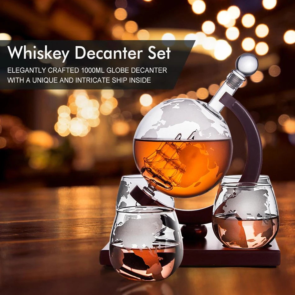 NANCIHUI Glass Wine Set Whiskey Decanter Crystal Glass Vodka Spirit Dispenser Bar Party Interior Decoration Art Glassware 2022
NANCIHUI Glass Wine Set Whiskey Decanter Crystal Glass Vodka Spirit Dispenser Bar Party Interior Decoration Art Glassware 2022
