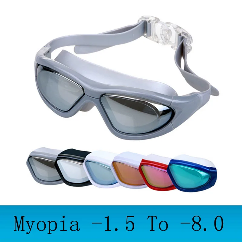 Myopia Swimming Goggles Large Frame Professional Swimming Glasses Anti Fog Arena Diopter Swim Eyewear Natacion Water Glasses
Myopia Swimming Goggles Large Frame Professional Swimming Glasses Anti Fog Arena Diopter Swim Eyewear Natacion Water Glasses