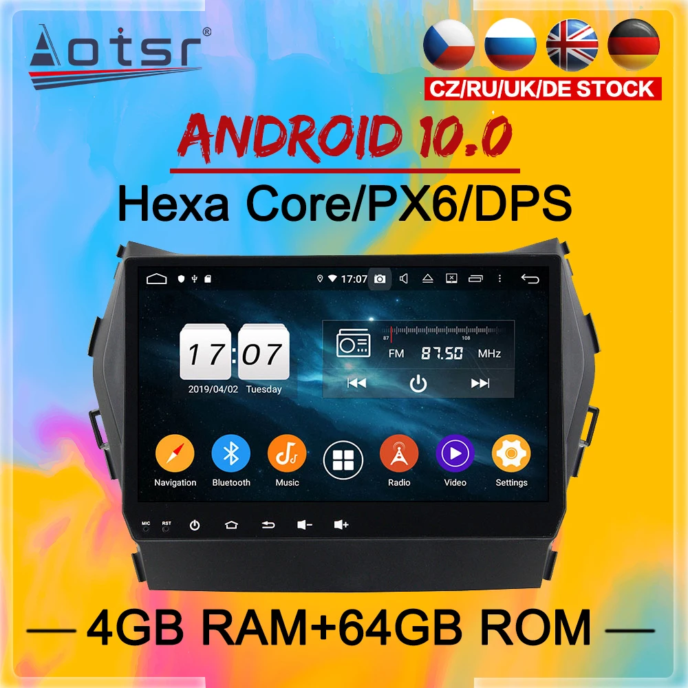 2 Din Android DSP Car Multimedia Player For Hyundai IX45 Santa Fe 2013 2014 2015 2016 2017 GPS Navi Audio Radio Stereo Head Unit
2 Din Android DSP Car Multimedia Player For Hyundai IX45 Santa Fe 2013 2014 2015 2016 2017 GPS Navi Audio Radio Stereo Head Unit
