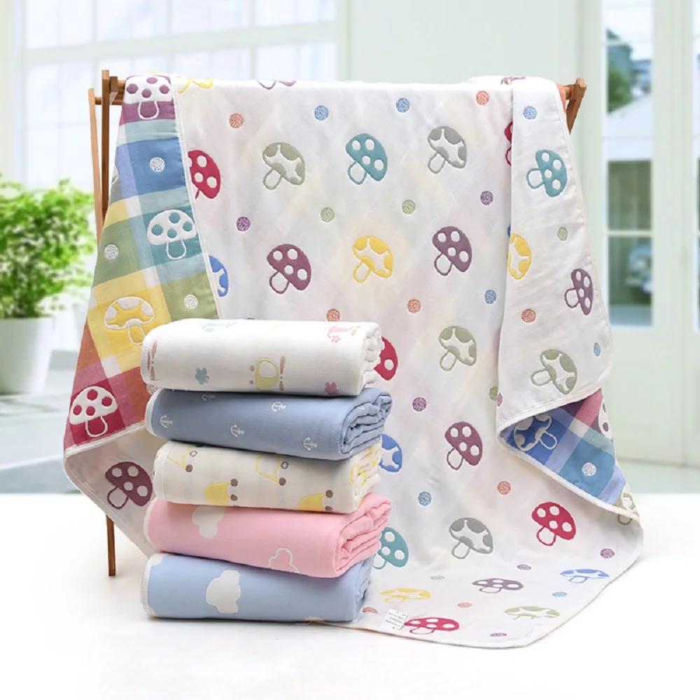 Muslin 6 layers Organic Cotton Soft Baby Bedding Blankets Summer Kids Girls boy Bath Baby Blanket Gauze Bedding Quilt 150*200cm
Muslin 6 layers Organic Cotton Soft Baby Bedding Blankets Summer Kids Girls boy Bath Baby Blanket Gauze Bedding Quilt 150*200cm