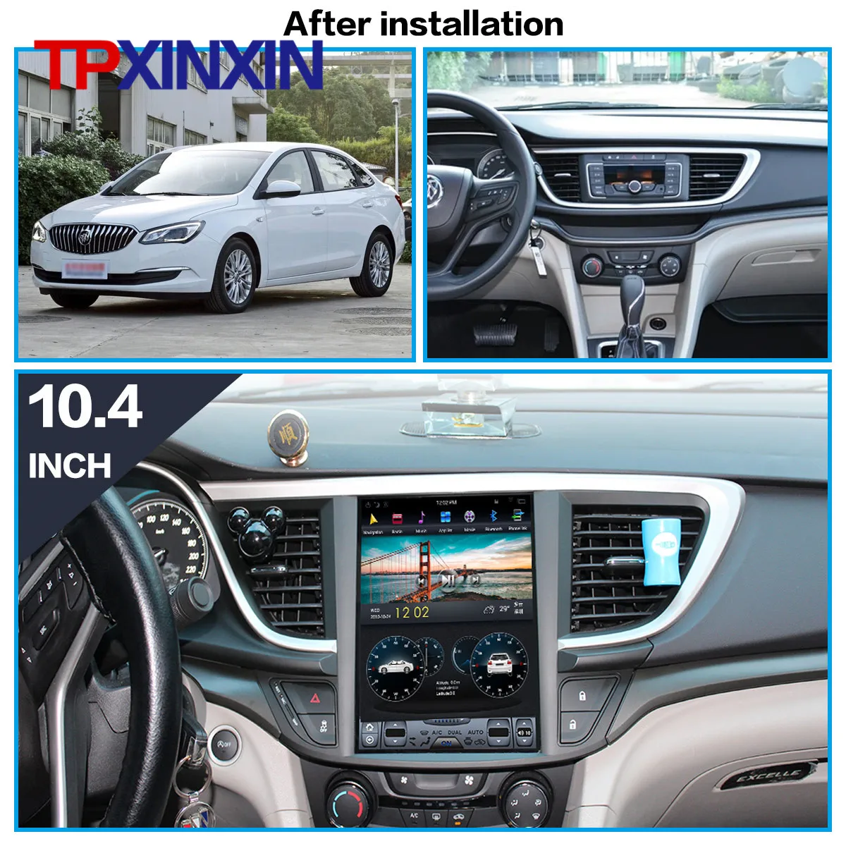 128GB Android 9.0 Tesla Style for Buick Excelle XT 2015 - 2019 Carplay GPS Car Navigation Multimedia Video Player Stereo Radio 
128GB Android 9.0 Tesla Style for Buick Excelle XT 2015 - 2019 Carplay GPS Car Navigation Multimedia Video Player Stereo Radio