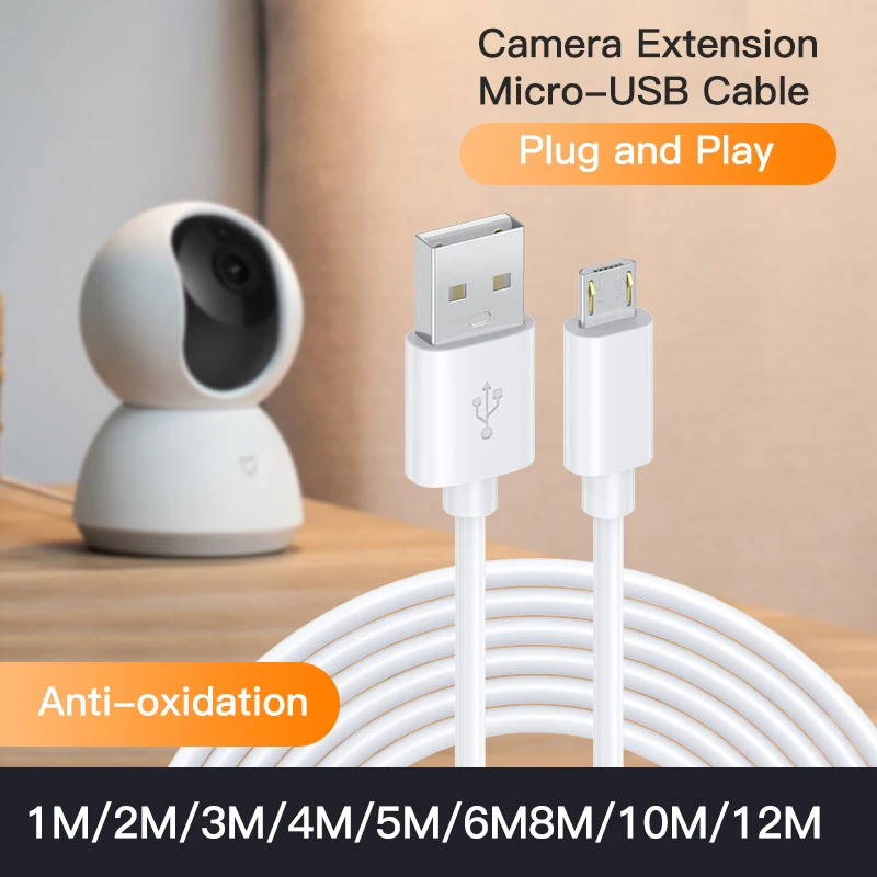 Фото Кабель Micro USB для домашней веб камеры удлинитель проектора зарядный кабель