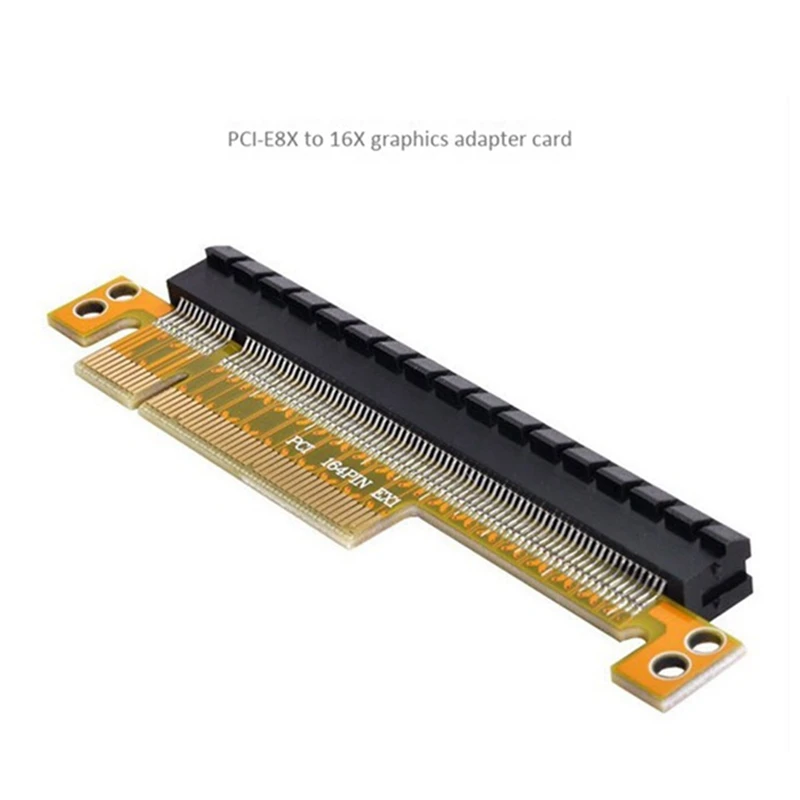 2 Pieces PCI-E 8X to 16X Riser Card Graphics Adapter Convertor Board Suit for Motherboard Replacement
2 Pieces PCI-E 8X to 16X Riser Card Graphics Adapter Convertor Board Suit for Motherboard Replacement