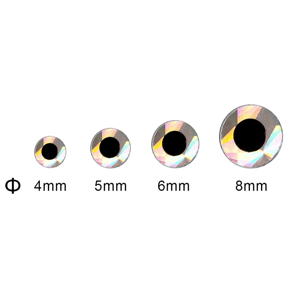 72/120/154 Pcs Flat Fishing Lure Eyes Tape 2D 4/5/6/8mm Flat Stick-On Fishing Lure Eyes Artificial Fish DIY Eye Fishing Tackle
72/120/154 Pcs Flat Fishing Lure Eyes Tape 2D 4/5/6/8mm Flat Stick-On Fishing Lure Eyes Artificial Fish DIY Eye Fishing Tackle