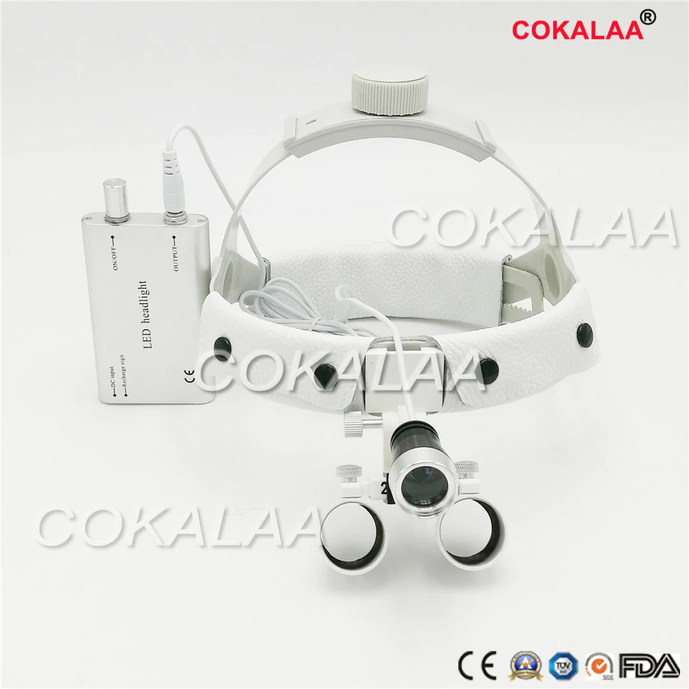 3.5 X Illuminated Helmet Dental Loupes with LED Headlight Binocular Magnifier / Medical Surgical Cosmetic Plastic Surgery
3.5 X Illuminated Helmet Dental Loupes with LED Headlight Binocular Magnifier / Medical Surgical Cosmetic Plastic Surgery