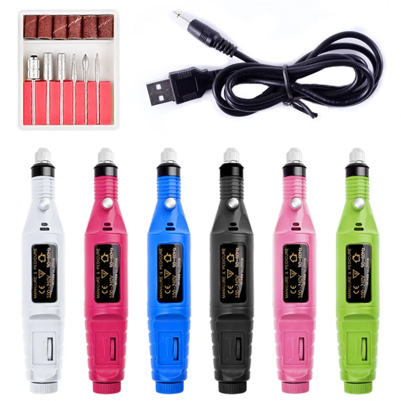 Usb Portable Nail Polisher Electric Nail Polisher Pen Type Nail Drill Bit Tool Kit Machine Acrylic Nail Art Pen Styler
Usb Portable Nail Polisher Electric Nail Polisher Pen Type Nail Drill Bit Tool Kit Machine Acrylic Nail Art Pen Styler