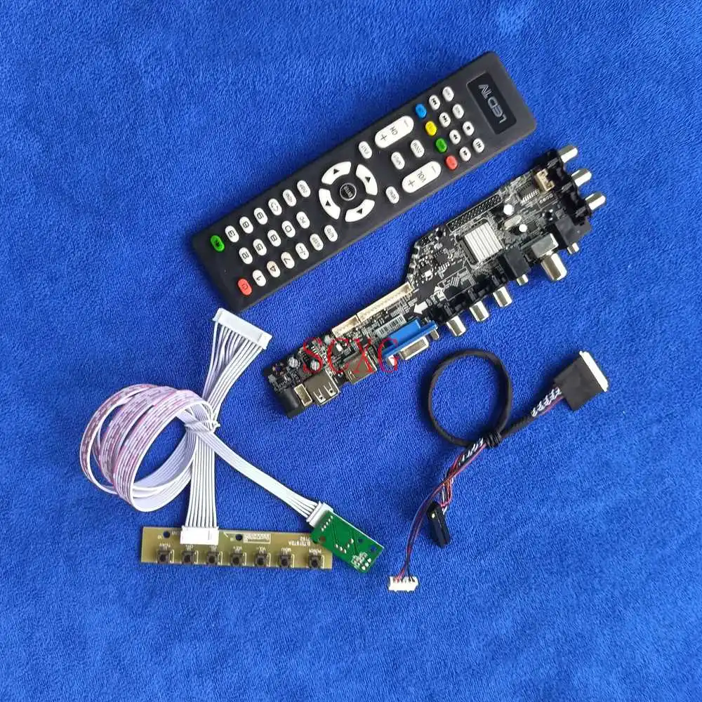 1600*900 Fit LP133WD1/LP133WD2/N133FGE LCD LED 40 Pin LVDS Kit Digital signal DVB AV VGA USB HDMI-compatible Screen drive board
1600*900 Fit LP133WD1/LP133WD2/N133FGE LCD LED 40 Pin LVDS Kit Digital signal DVB AV VGA USB HDMI-compatible Screen drive board