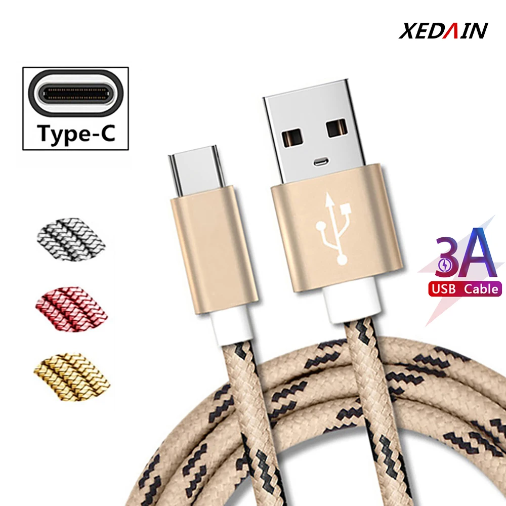 Оригинальный Камуфляжный USB кабель типа C длиной 1 м 2 зарядное устройство для