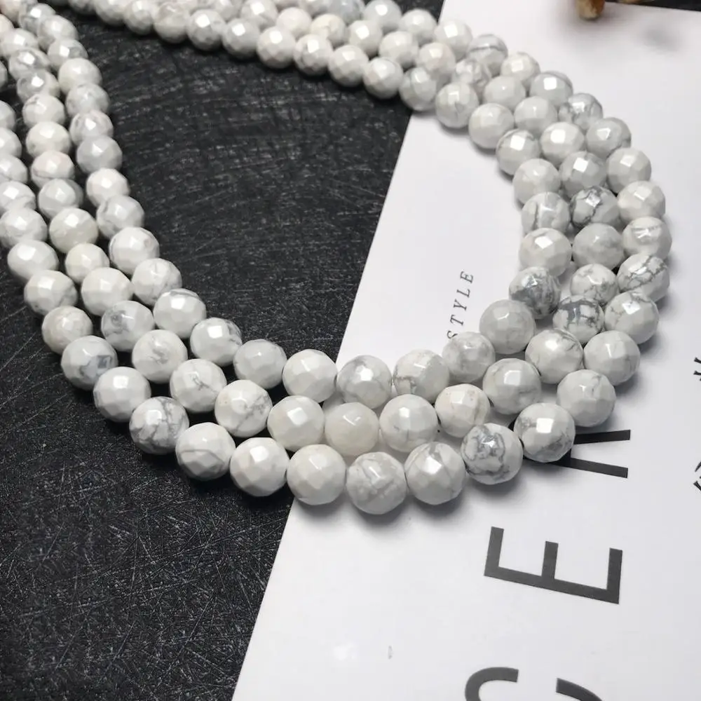High quality white Natural stone section Beads Pick Size Loose Bead 6mm 8mm For charm Handmade bracelets DIY personality Jewelr
High quality white Natural stone section Beads Pick Size Loose Bead 6mm 8mm For charm Handmade bracelets DIY personality Jewelr