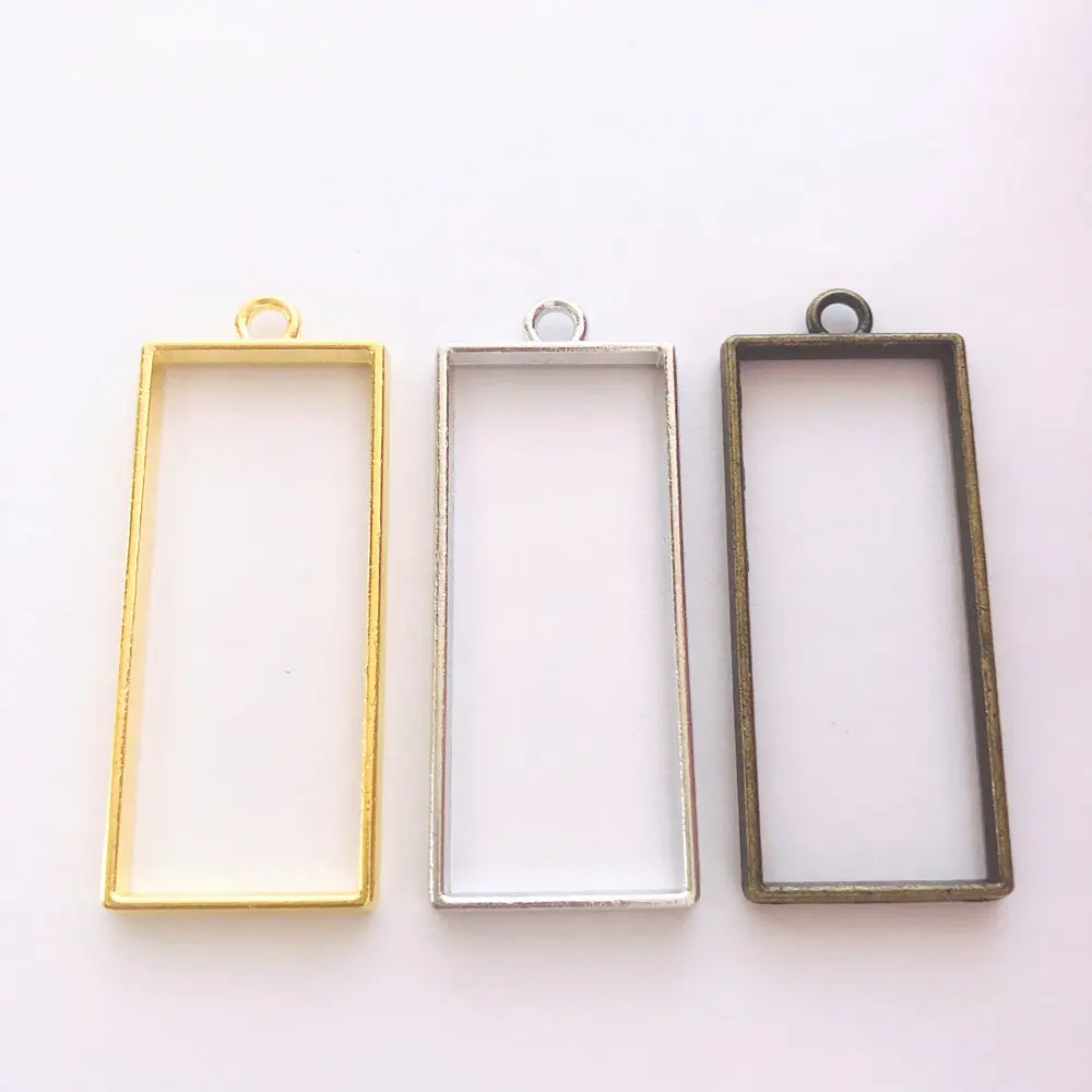 10Pcs 20*49mm Metal Rectangle Geometric Hollow Frame Pendant Charm UV Epoxy Resin Craft Bezel For DIY Jewelry Making Accessories
10Pcs 20*49mm Metal Rectangle Geometric Hollow Frame Pendant Charm UV Epoxy Resin Craft Bezel For DIY Jewelry Making Accessories