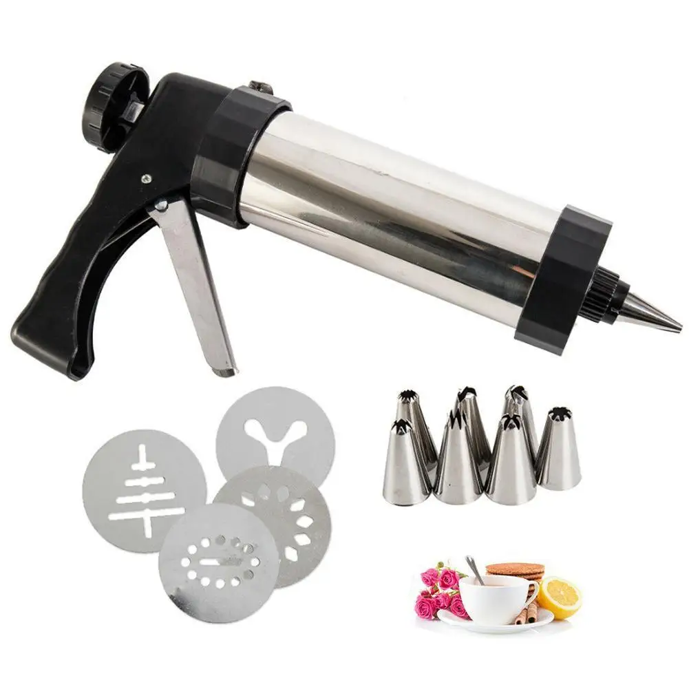 1 шт. печенья Пресс комплект машинка пистолет для печенья Макен торт Кухня Druk печь Bestellingen Mallen инструмент украшения R3T9 
1 шт. печенья Пресс комплект машинка пистолет для печенья Макен торт Кухня Druk печь Bestellingen Mallen инструмент украшения R3T9