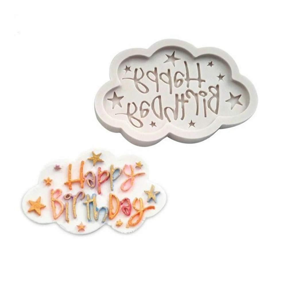 Chocolate Mold Diy Cake Decoration Baking Tool Clouds Mold Alphabet Letter Mold Silicone Mold Happy Birthday
Chocolate Mold Diy Cake Decoration Baking Tool Clouds Mold Alphabet Letter Mold Silicone Mold Happy Birthday
