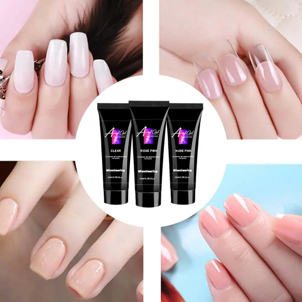 15ML Nail Extension Gel Set Durable Beautiful Crystal Acrylic-gel Manicure Suit Double-ended Nail Polish Brush
15ML Nail Extension Gel Set Durable Beautiful Crystal Acrylic-gel Manicure Suit Double-ended Nail Polish Brush