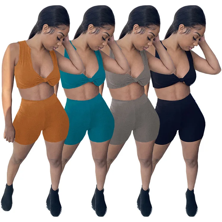 In Stock Womens Shorts and Crop Set Woman Summer 2022 Fitness Set Two Piece Jogging Suit Short Set Summer Shorts for Women
In Stock Womens Shorts and Crop Set Woman Summer 2022 Fitness Set Two Piece Jogging Suit Short Set Summer Shorts for Women