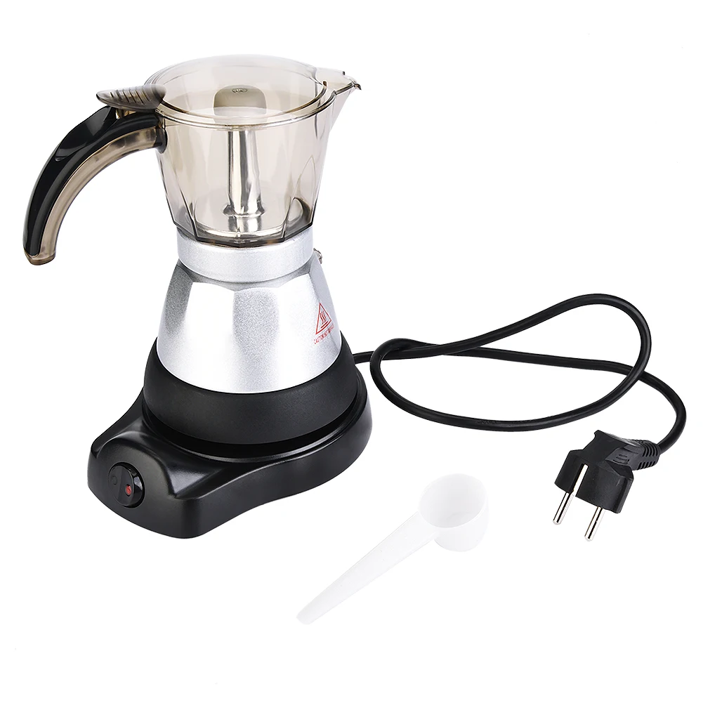 Large Capacity Electric Moka Pot Stovetop Espresso Coffee Maker Coffee Percolator EU Plug 300ml/150ml
Large Capacity Electric Moka Pot Stovetop Espresso Coffee Maker Coffee Percolator EU Plug 300ml/150ml