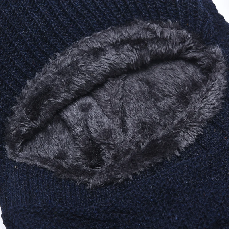 Winter Women Men's Wool Knitted Cap Mask Thermal Plush Pocket Hat Unisex Snow Cap
Winter Women Men's Wool Knitted Cap Mask Thermal Plush Pocket Hat Unisex Snow Cap