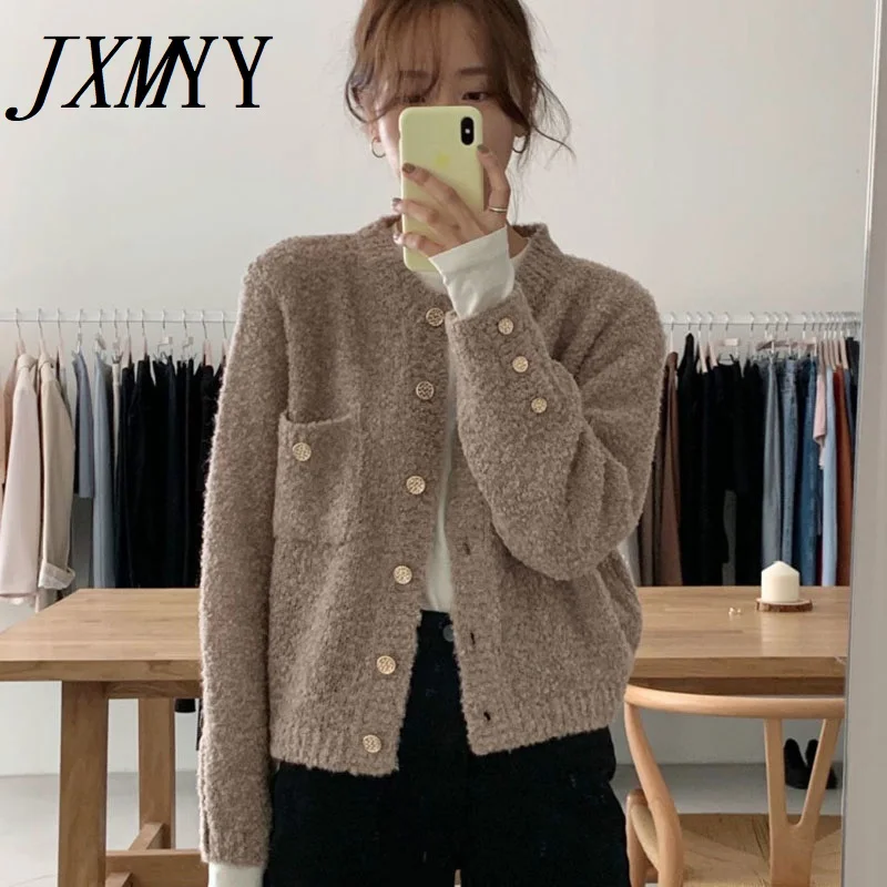 Шикарный вязаный Топ JXMYY, Осенний Повседневный Unif кардиган, топы, свитера для женщин, женская Корейская одежда
Шикарный вязаный Топ JXMYY, Осенний Повседневный Unif кардиган, топы, свитера для женщин, женская Корейская одежда