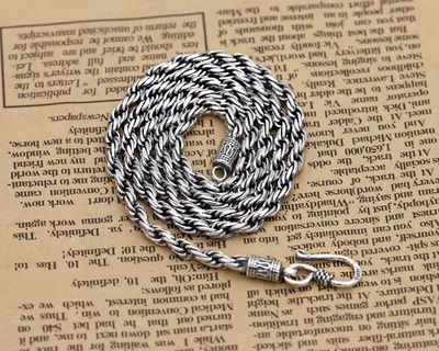 925 Sterling Silver Necklace For women men 4mm Thick Fine Weave Twist Necklace Christmas gifts
925 Sterling Silver Necklace For women men 4mm Thick Fine Weave Twist Necklace Christmas gifts