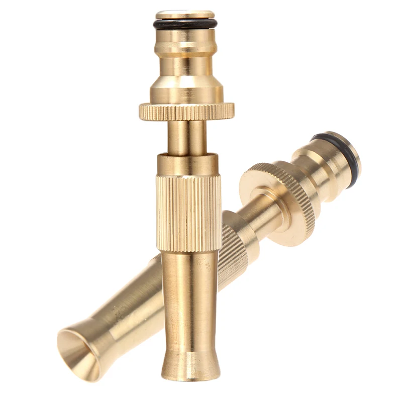 Brass Adjustable spray gun Hose Nozzle High pressure straight copper gun for car wash watering flower garden hose wand
Brass Adjustable spray gun Hose Nozzle High pressure straight copper gun for car wash watering flower garden hose wand