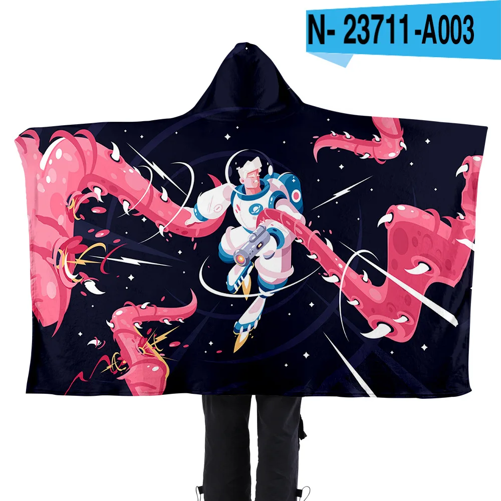 Space Travel Astronaut Pattern Can Be Worn Hooded Warm Blanket Soft Flannel Hooded Cape Heated Flannel Suitable For Family
Space Travel Astronaut Pattern Can Be Worn Hooded Warm Blanket Soft Flannel Hooded Cape Heated Flannel Suitable For Family